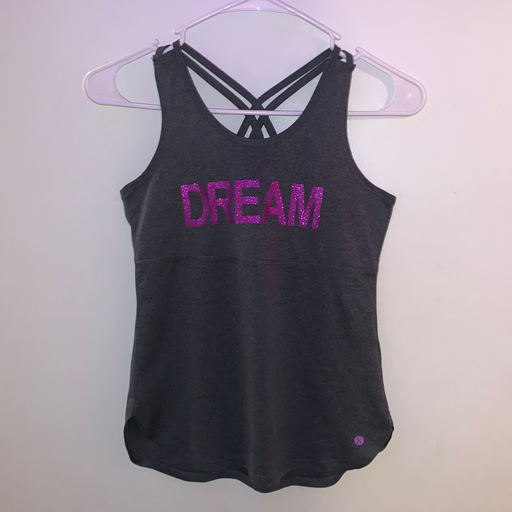 ✨ grey and purple ~layer8 girls~ tank top ✨